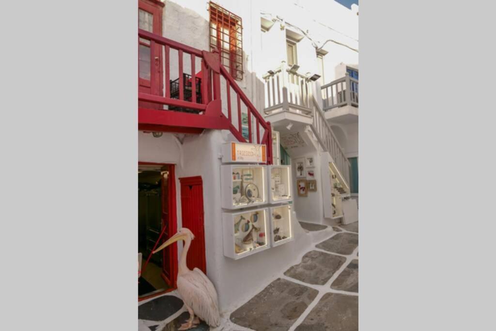 Traditional Myconian Studio In The Heart Of Chora Mykonos Town Kültér fotó